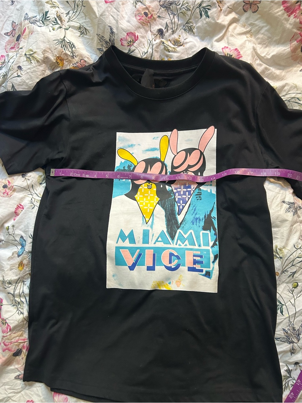 Authentic VLONE Miami Vice Graphic Tee – Black (Size S) - Picture 6 of 8